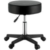 VEVOR Rolling Stools with Wheels, 400 LBS Weight Capacity Adjustable Height Stool with Ultra-Thick Seat Cushion, Swivel Stools Chair for Salon, Bar, Home, Office, Tatoo, Medical, Massage, Black