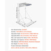 VEVOR Blueprint Storage Rack, Steel, Mobile Adjustable Blueprint Holder with 6 Pack of 24 Inch Aluminum Clamps, 4 Wheels, Display Rack Storage Organizer Stand, for File Display Plan Poster Office Home