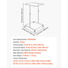 VEVOR Blueprint Storage Rack, Steel, Mobile Adjustable Blueprint Holder, Vertical Drawing Rack with Wheels, File Storage Organizer Stand, for Construction Plans Posters Home Office, Without Clamps