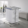 VEVOR Blueprint Storage Rack, Steel, Mobile Adjustable Blueprint Holder, Vertical Drawing Rack with Wheels, File Storage Organizer Stand, for Construction Plans Posters Home Office, Without Clamps