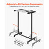 VEVOR Blueprint Storage Rack, Steel, Mobile Adjustable Blueprint Holder with 12 Pack of 30 Inch Aluminum Clamps, Wheels, Display Rack Storage Organizer Stand, for File Display Plan Poster Office Home