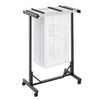 VEVOR Blueprint Storage Rack, Steel, Mobile Adjustable Blueprint Holder with 12 Pack of 30 Inch Aluminum Clamps, Wheels, Display Rack Storage Organizer Stand, for File Display Plan Poster Office Home