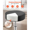 VEVOR Rolling Stools with Wheels, Set of 2, 500 lbs Weight Capacity, Height Adjustable, Thick Cushion Ergonomic PU Leather Seat, 360° Swivel Round Rolling Stool Chair for Salon, Spa, Clinic, Black