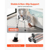 VEVOR Sliding Shower Chair, 400 lbs Tub Transfer Bench for Bathtub with Swivel Seat, Shower Bench with Pivoting Arms and Backrest, Height & Width Adjustable for Handicap, Seniors, Elderly and Disabled