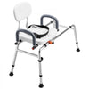 VEVOR Sliding Shower Chair, 400 lbs Tub Transfer Bench for Bathtub with Swivel Seat, Shower Bench with Pivoting Arms and Backrest, Height & Width Adjustable for Handicap, Seniors, Elderly and Disabled