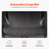 VEVOR Cargo Mats Compatible with Hyundai Palisade 2020-2024, Custom Fit TPE Cargo Liner Set for SUVs, Trunk and Rear Back Seat Protector Replacement, Black, Trunk Mat and Backrest Mats