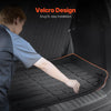 VEVOR Cargo Mats Compatible with Hyundai Palisade 2020-2024, Custom Fit TPE Cargo Liner Set for SUVs, Trunk and Rear Back Seat Protector Replacement, Black, Trunk Mat and Backrest Mats
