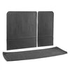 VEVOR Cargo Mats Compatible Chevrolet Tahoe & GMC Yukon 2021-2024, Custom Fit TPE Cargo Liner Set for SUVs, Trunk and Rear Back Seat Protector Replacement, Trunk Mat and Backrest Mats