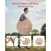 VEVOR Pop up Sports Tent, 47x47 in Clear Bubble Tent for 1 Person, Waterproof Outdoor Pod with Floor Mat & Top Cover, Garden Igloo Dome Tents Camping Shelter for Events Fishing Cheering