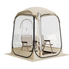 VEVOR Pop up Sports Tent, 50x50 in Clear Bubble Tent for 1 Person, Waterproof Outdoor Pod with Floor Mat & Top Cover, Garden Igloo Dome Tents Camping Shelter for Events Fishing Cheering