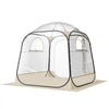 VEVOR Pop up Sports Tent, 72x72 in Clear Bubble Tent for 2-4 Persons, Waterproof Outdoor Pod with Floor Mat & Top Cover, Garden Igloo Dome Tents Camping Shelter for Events Fishing Cheering