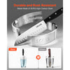 VEVOR Kitchen Knife Set with Block and Sharpener, 15 Piece High Carbon Stainless Steel Sharp Knife Set, Kitchen Cutlery with Ergonomic Handle, Sharpening Rod and Premium Wooden Block, for Home Cooks