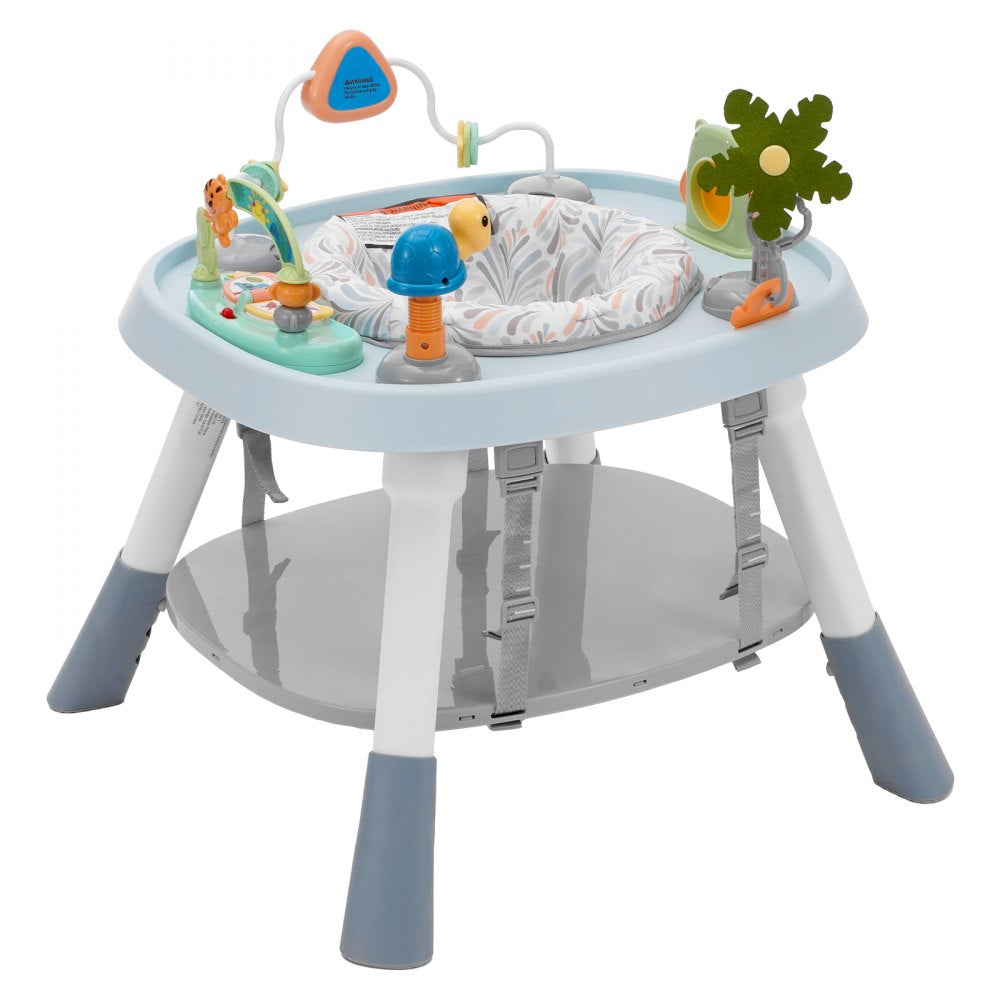 VEVOR Baby Activity Center, Interactive Play Center, 360° Rotating Seat & Adjustable Height, Toddler Jumper Bouncer & Play Table with Developmental Toys, Music Songs, For Age 6 Months and Up
