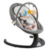VEVOR Baby Swing, 5-Speed Baby Rocker with 3 Seat Position, Portable Infant Swing for Newborn with PVC Touch Panel, Remote Control, Bluetooth, 10 Lullabies & Toy Bar for 0-9 Month/0-20 lbs Boys Girls