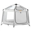 VEVOR Baby Playpen with Canopy, Indoor/Outdoor Portable Playpen for Babies and Toddler, Lightweight & Foldable, Pop Up Toddler Play Yard with 3 Sun-Shades & Travel Bag for Park Beach Home, 59.8"x59.8"