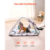 VEVOR Baby Play Gym Mat, Tummy Time Mat with 6 Sensory Toys, Baby Activity Mat with 2 Touch Balls & Soft Fabric for Sensory & Motor Skill Development, Baby Essential Gift for 0-18 Month Newborn Infant