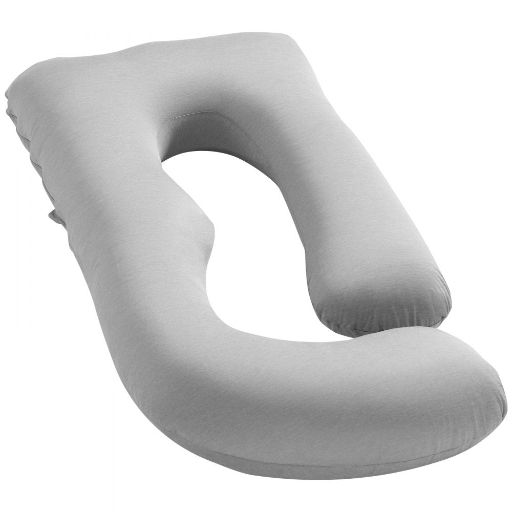 VEVOR Pregnancy Pillow, G-Shaped Maternity Pillow for Sleeping, Full-Body Support Pillow with Removable & Washable Cover, Soft and Breathable Pregnancy Body Pillows for Back, Belly, Hips, Legs Relief