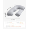VEVOR Pregnancy Pillow, U-Shaped Full Body Maternity Pillow for Pregnant Women, Soft and Breathable Pregnant Support Pillows with Removable & Washable Cover, Perfect for Back, Belly, Hip, Legs Relief