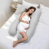 VEVOR Pregnancy Pillow, U-Shaped Full Body Maternity Pillow for Pregnant Women, Soft and Breathable Pregnant Support Pillows with Removable & Washable Cover, Perfect for Back, Belly, Hip, Legs Relief