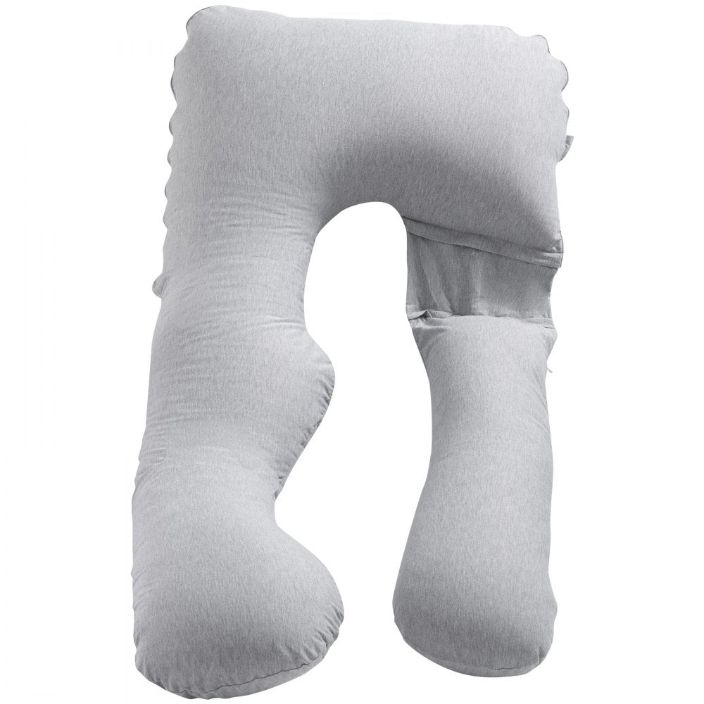 VEVOR Pregnancy Pillow, U-Shaped Full Body Maternity Pillow for Pregnant Women, Soft and Breathable Pregnant Support Pillows with Removable & Washable Cover, Perfect for Back, Belly, Hip, Legs Relief