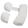 VEVOR Pregnancy Pillows for Sleeping, Adjustable Maternity Pillow for Pregnant Women, Soft Pregnancy Body Pillow with Removable & Washable Cover for Back Belly Hip Support, Lightweight and Portable