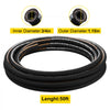 VEVOR Hydraulic Hose 3/4 inch x 50 ft, Coiled Hydraulic Hose 3120 PSI, Rubber Hydraulic Hose with 2 High-Tensile Steel Wire Braid, Bulk Hydraulic Hose -20℃ to 140℃, Hydraulic Oil Flexible Hose