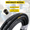 VEVOR Hydraulic Hose 3/8 inch x 50 ft, Coiled Hydraulic Hose 4800 PSI, Rubber Hydraulic Hose with 2 High-Tensile Steel Wire Braid, Bulk Hydraulic Hose -20℃ to 140℃, Hydraulic Oil Flexible Hose
