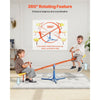 VEVOR Kids Seesaw, 100 lbs Load Capacity per Seat, Sit and Spin Teeter Totter with 3-prong Support Legs, Kids Outdoor Playground Equipment, Swiveling 360 Degrees Rotating for Children Aged 3+