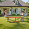 VEVOR Kids Seesaw, 100 lbs Load Capacity per Seat, Sit and Spin Teeter Totter with 4-prong Support Legs, Kids Outdoor Playground Equipment, Swiveling 360 Degrees Rotating for Children Aged 3+