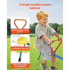 VEVOR Kids Seesaw, 110 lbs Load Capacity per Seat, Sit and Spin Teeter Totter with 4-prong Support Legs, Kids Outdoor Playground Equipment, Swiveling 360 Degrees Rotating for Children Aged 3+, 4 Seats