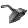 VEVOR Tub and Shower Faucet Set, Complete with 5.1-Inch Rainfall Shower Head and Bathtub Spout, 5-Setting Adjustable Spray, Single-Handle Tub Trim Kit with Brass Pressure Balancing Valve, Matte Black