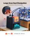 Large area heat dissipation graphic showing required airflow clearance
