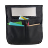 VEVOR Chair Pockets for Classroom, 12 Pack, 17 x 19 Inches Chairback Buddy Pocket with Name Tag, Back of Chair Organizer for Kids in Classroom, Kindergarten, School, and Home, Black