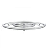 VEVOR 18 inch Round Stainless-Steel Fire Pit Burner Ring, Drop-in Fire Pit Ring Burner Kit for Natural Gas & Propane - with 150,000 BTU Heat Output for Indoor/Outdoor Use