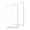 VEVOR Plexiglass Acrylic Sheets, 2-Pack Plastic Sheet, 24 x 48 Inch 1/8 Inch Thick Clear Plastic Cast Transparent Glass for Crafting Projects, Replacement Picture Frame Glass, DIY Display, Easy to Cut