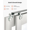 Quiet and smooth sliding hardware with 100,000+ roll-tested bearings
