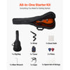 VEVOR Dreadnought Acoustic Guitar, 40 in, 6-String Sunburst Solid Top Guitar, Beginner Bundle with Gig Bag, Tuner, Strap, Steel Strings, Picks, Capo, Rosewood Fingerboard, for Adults, Skilled Players