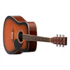 VEVOR Dreadnought Acoustic Guitar, 41 in, 6-String Sunburst Solid Spruce Top Guitar, Beginner Bundle with Gig Bag, Tuner, Strap, Strings, Picks, Capo, Rosewood Fingerboard, for Adult Taller Player