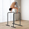 VEVOR Dip Bar, 440 lbs Capacity, Heave Duty Dip Stand Station with Adjustable Height, Fitness Workout Dip Bar Station Stabilizer Parallette Push Up Stand, Parallel Bars for Strength Training Home Gym
