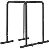 VEVOR Dip Bar, 440 lbs Capacity, Heave Duty Dip Stand Station with Adjustable Height, Fitness Workout Dip Bar Station Stabilizer Parallette Push Up Stand, Parallel Bars for Strength Training Home Gym