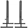 VEVOR Dip Bars, 440 lbs Capacity, Heave Duty Dip Stand Station with Adjustable Height, Fitness Workout Dip Bar Station Stabilizer Parallette Push Up Stand, Parallel Bars for Strength Training Home Gym