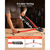 VEVOR 24" Hand Swager Cable Wire Rope Cutter Swage 1/16" 3/32" 1/8" 5/32" 3/16" Aluminum Sleeves Copper