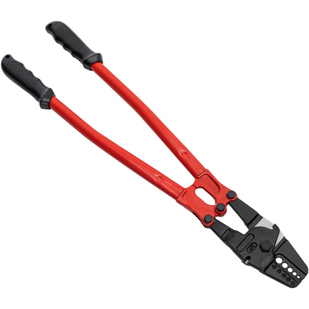 VEVOR 24" Hand Swager Cable Wire Rope Cutter Swage 1/16" 3/32" 1/8" 5/32" 3/16" Aluminum Sleeves Copper