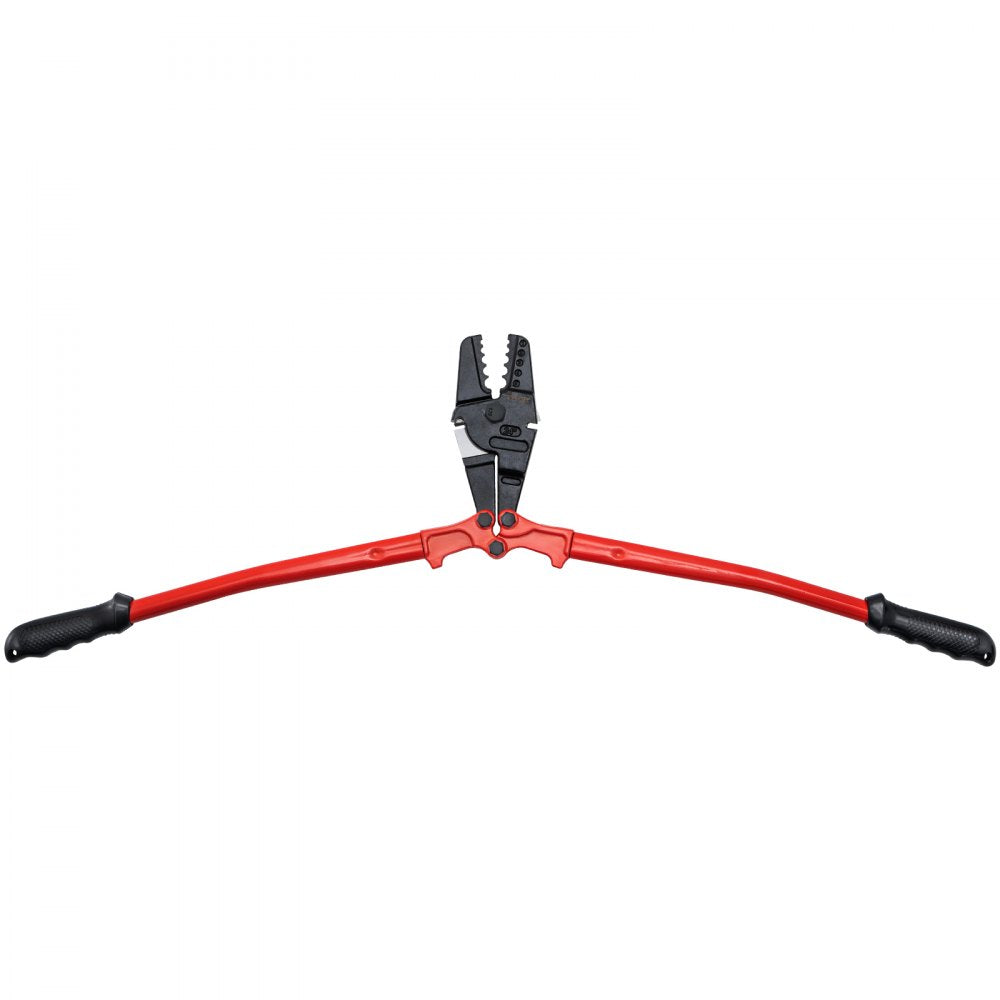 VEVOR 24" Hand Swager Cable Wire Rope Cutter Swage 1/16" 3/32" 1/8" 5/32" 3/16" Aluminum Sleeves Copper