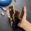 VEVOR Crimping Tool, RJ45/RJ11/RJ12 Ethernet Crimper, Crimp Tool Kit for 4/6/8-Pin Modular Plugs, with Mini Wire Stripper, 50 Connectors and 50 Boots, Replacement Blades, and Network Cable Tester