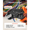 VEVOR Crimping Tool, 24-12 AWG Ratcheting Wire Crimper Tool, Labor-Saving Electrical Terminal Crimp Pliers with Clear Metric & AWG Markings, Quick Release, Adjustable Pressure for Multiple Terminals