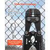 VEVOR Crimping Tool, 3/64" - 1/8" Steel Wire Rope Crimper, with Clear Metric and Imperial Markings, Adjustable Force, Crimp Pliers for Aluminum Oval and Dual Sleeves, and Annealed Copper Sleeves