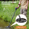 VEVOR Metal Detector for Adults & Kids, 10 Inch Waterproof Search Coil with LCD Display 7 Modes, Adjustable 41''-52'' Aluminum Stem, DSP Chip Higher Accuracy Gold Detector 10'' Detection Depth