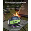 VEVOR Emergency Weather Radio, 4000mAh Battery, FM/AM/WB/NOAA Alert Solar Hand Crank Emergency Radio, with USB Charging Cable, SOS Alarm and Flashlight, Portable for Outdoor Emergencies, Camping