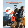 VEVOR Snow Shovel for Driveway, 9 in Foldable Snow Shovel with D-shaped Handle, , 36-40 in Adjustable, Lightweight Aluminum Alloy Snows Removal Tool, Reduce Back Strains for Garden Car Camping